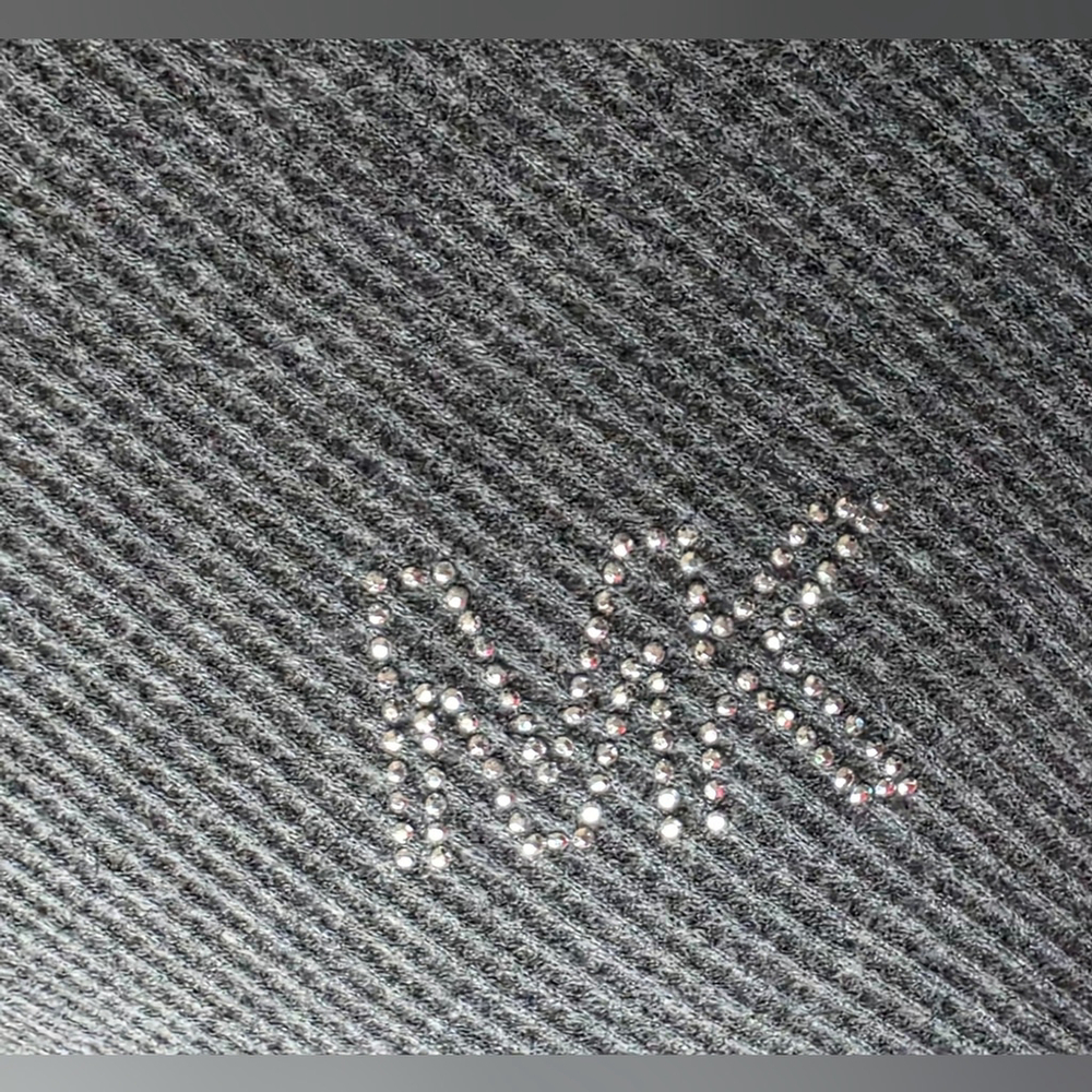 Michael Michael Kors Gray Rhinestone Sweater - Picture 2 of 7